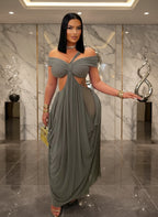 Chic Women'S Cut Out Layered Irregular Party Dresses Special Occasion Outfits Loose Ruched Night Out Vestidos Clubwear