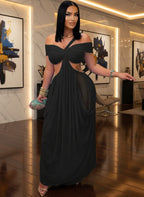 Chic Women'S Cut Out Layered Irregular Party Dresses Special Occasion Outfits Loose Ruched Night Out Vestidos Clubwear